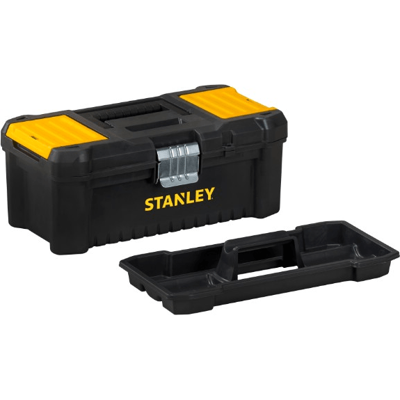 Stanley 75-515 Metal Latch Plastic Tool Box 12.5 Stanley 75-515 Metal Latch Plastic Tool Box 12.5